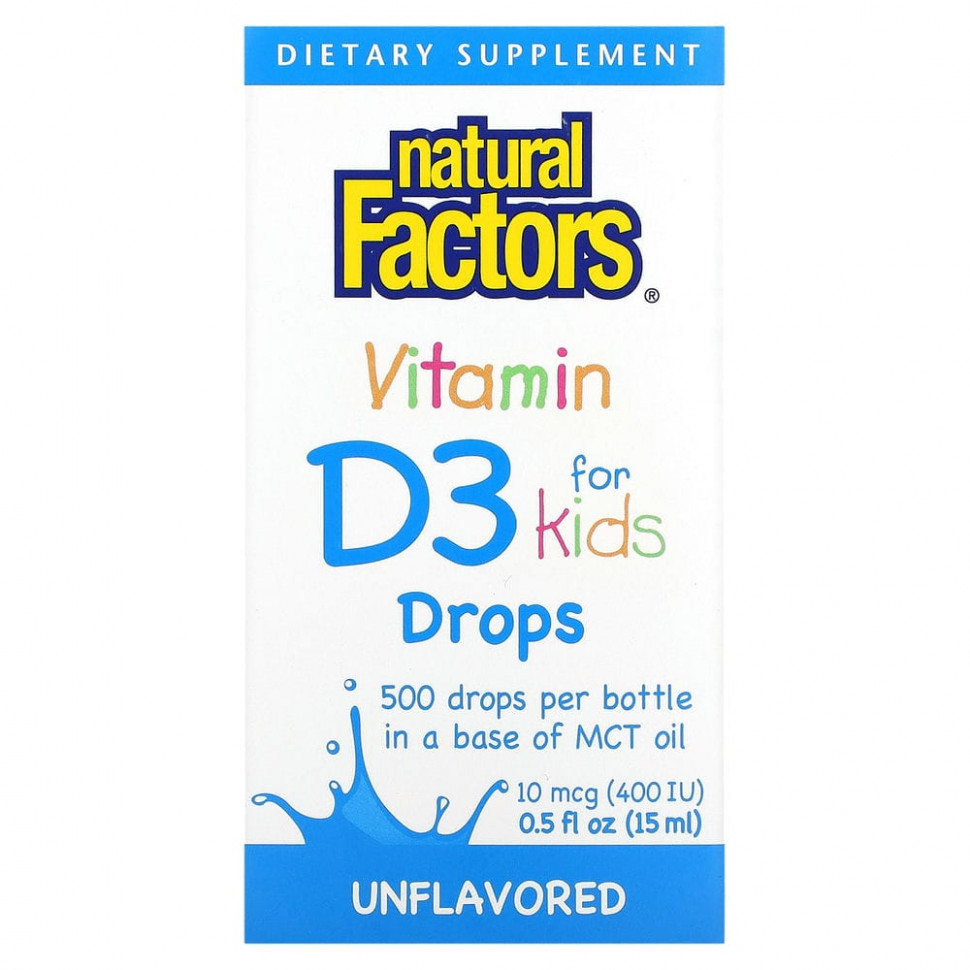   Natural Factors,  D3    ,  , 10  (400 ), 15  (0,5 . )   -     , -  