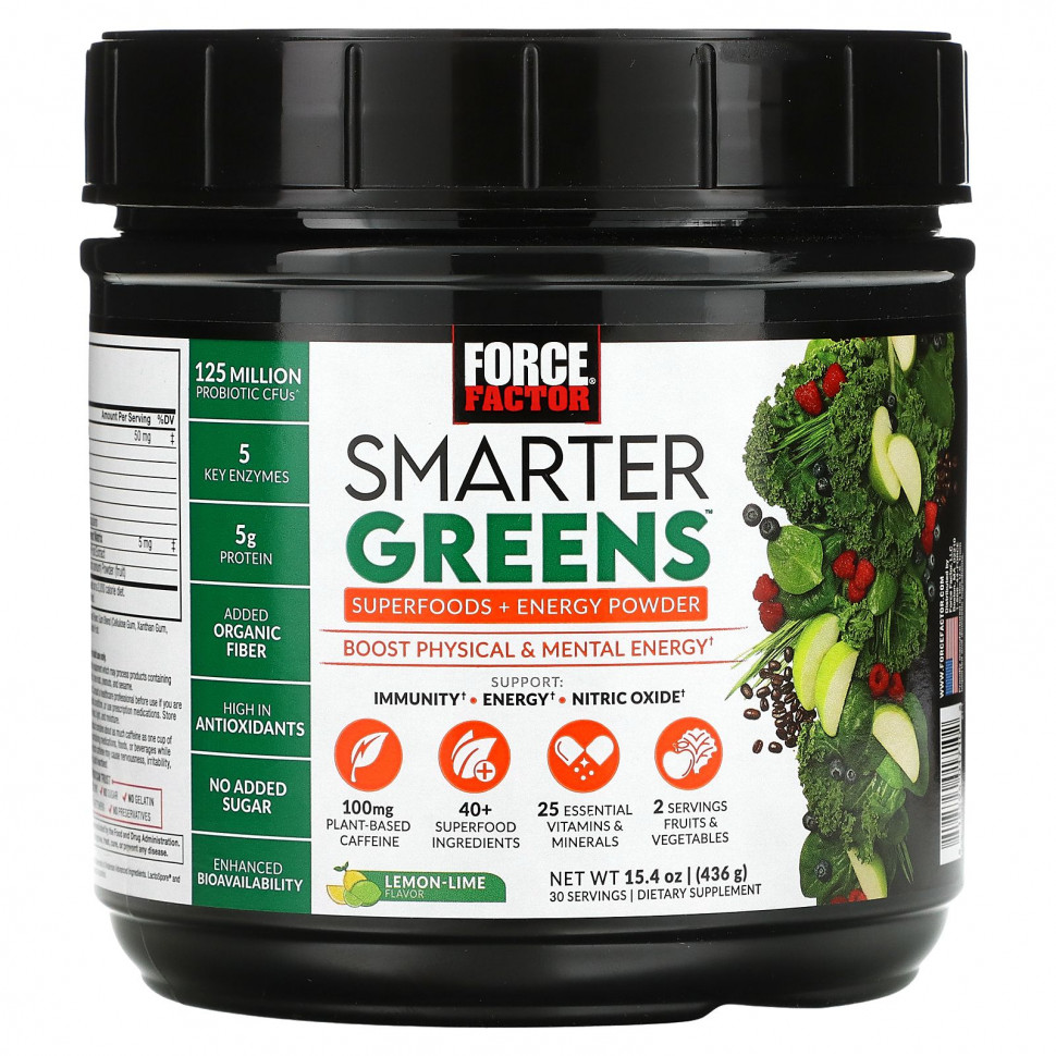   Force Factor, Smarter Greens,  +  ,   , 436  (15,4 )   -     , -  