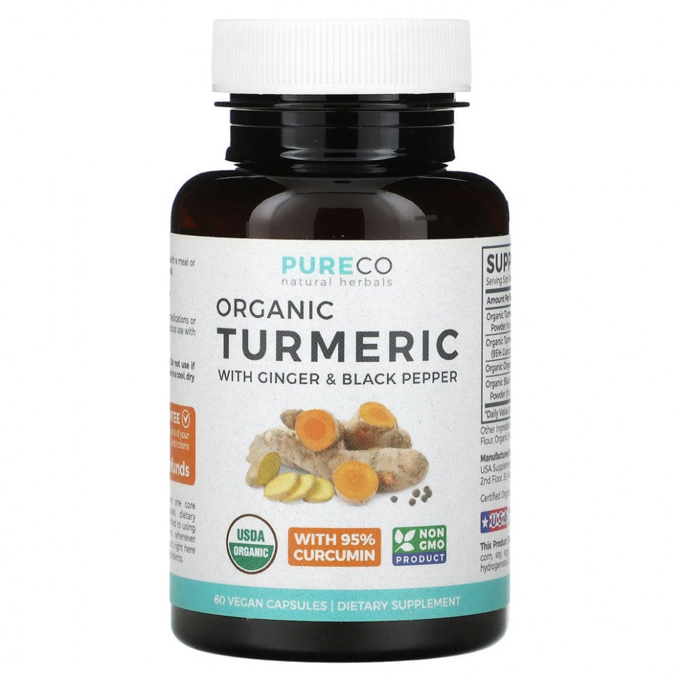   Pure Co., Natural Herbals,       , 60     -     , -,   