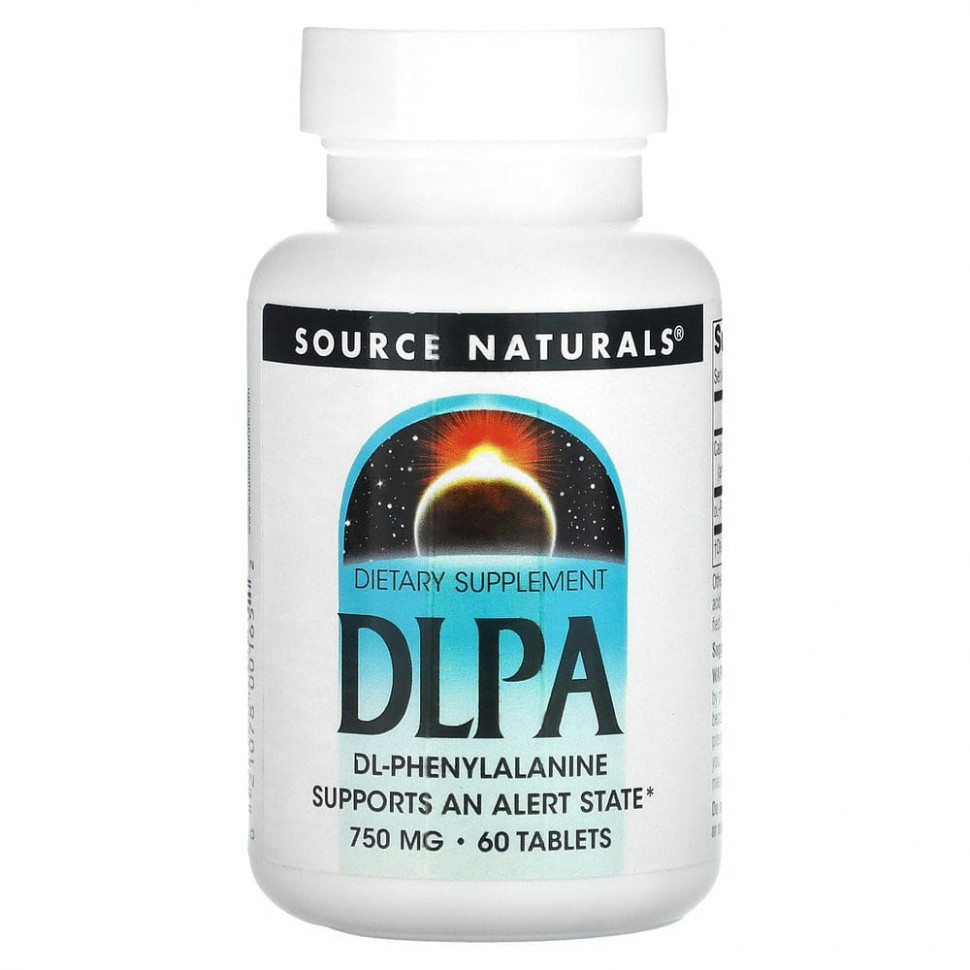   Source Naturals, DLPA (DL-), 750 , 60    -     , -,   