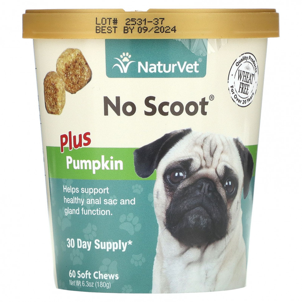  NaturVet, No Scoot,  ,  , 60  , 180  (6,3 )  IHerb ()