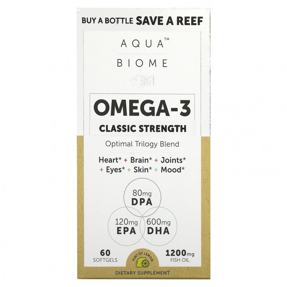   Enzymedica, Aqua Biome,  , Classic Strength,  , 600 , 60     -     , -  