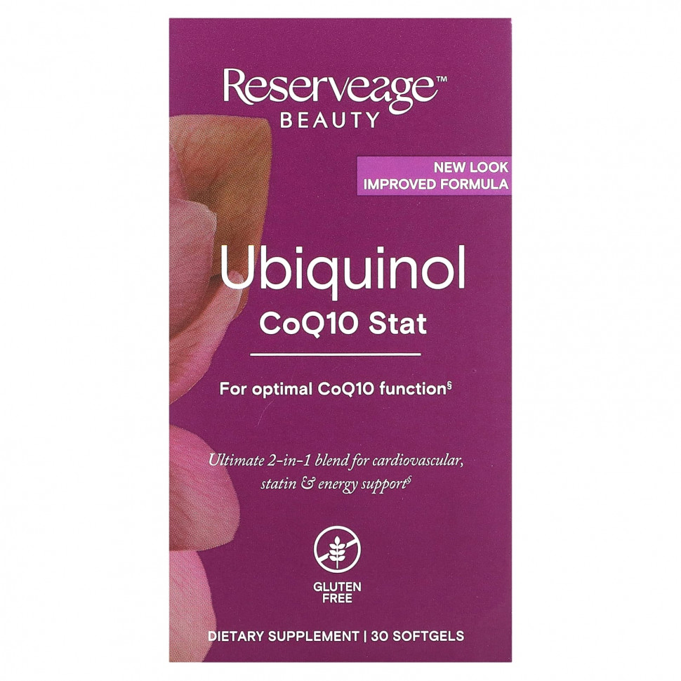   Reserveage Nutrition, , Coq10 stat, 30     -     , -  