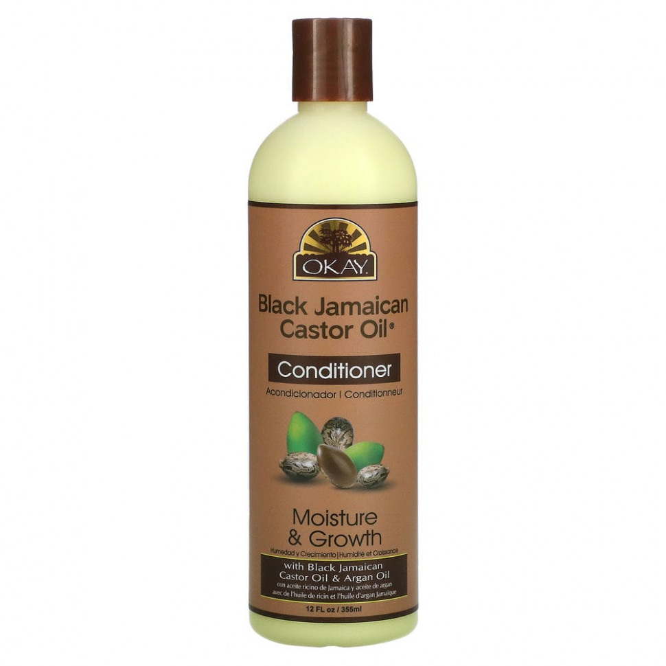   Okay Pure Naturals, Black Jamaican Castor Oil,    , , 355  (12 . )   -     , -  