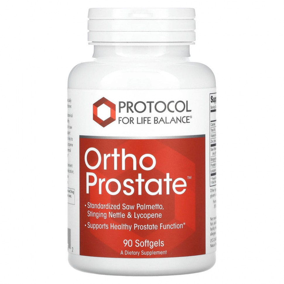   Protocol for Life Balance, Ortho Prostate, 90     -     , -  