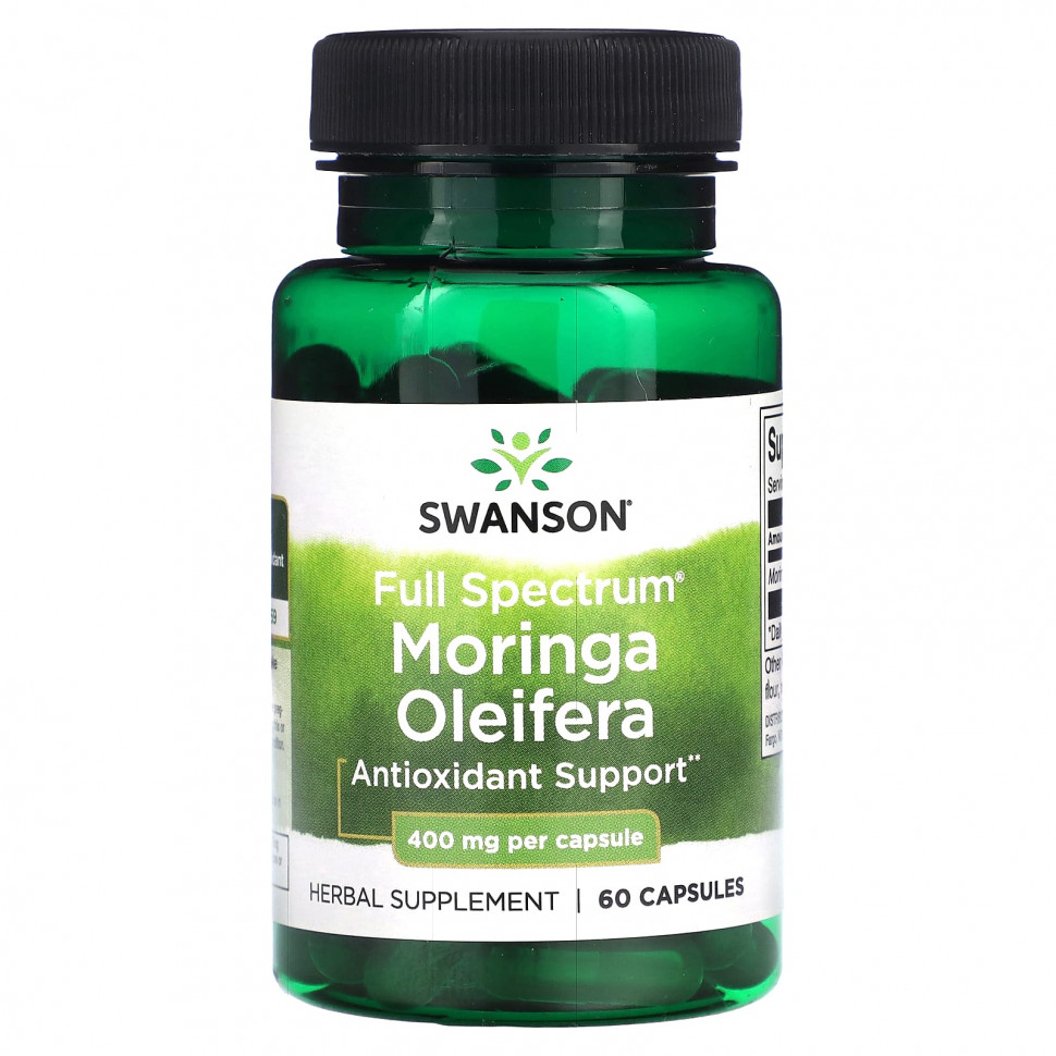   Swanson,   (Moringa Oleifera)  , 400 , 60    -     , -,   