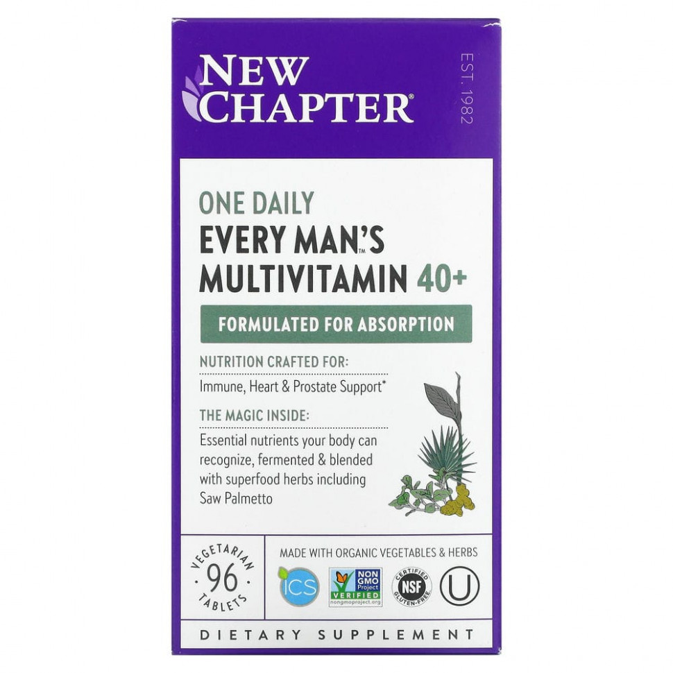   New Chapter, Every Man,       40 , 96     -     , -  