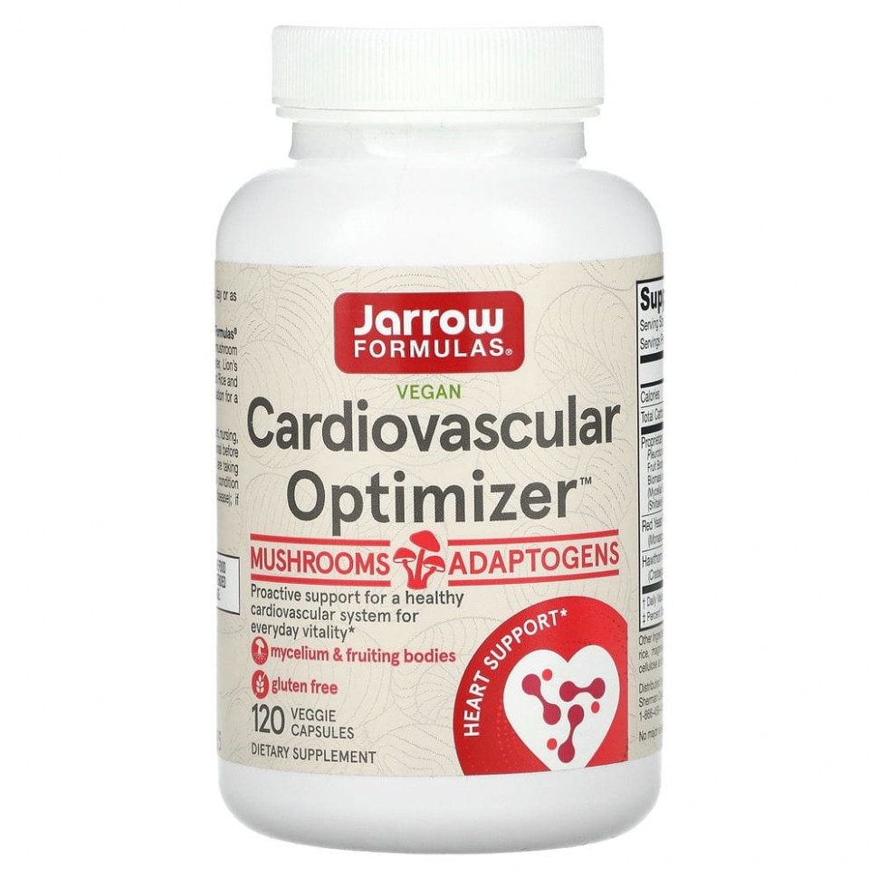   Jarrow Formulas, Cardiovascular Optimizer, 120     -     , -,   