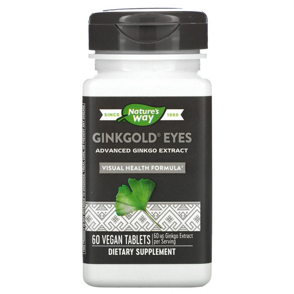   Nature's Way, Ginkgold Eyes, 60     -     , -  