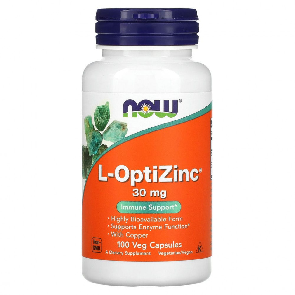   NOW Foods, L-OptiZinc, 30 , 100     -     , -  