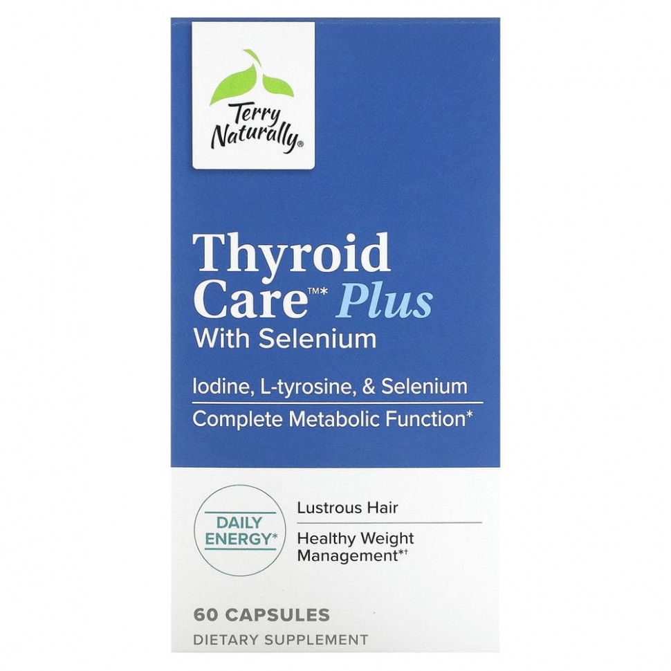   Terry Naturally, Thyroid Care Plus,    , 60    -     , -  