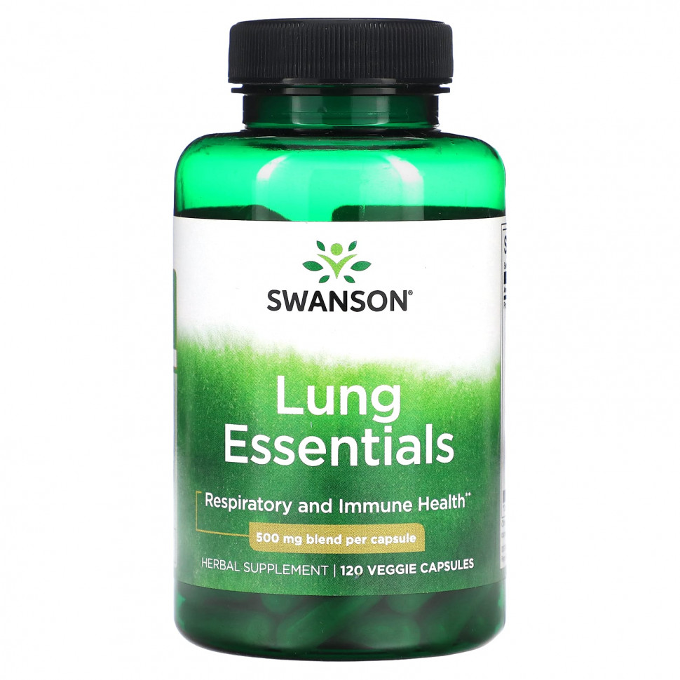   Swanson, Lung Essentials, 500 , 120     -     , -  