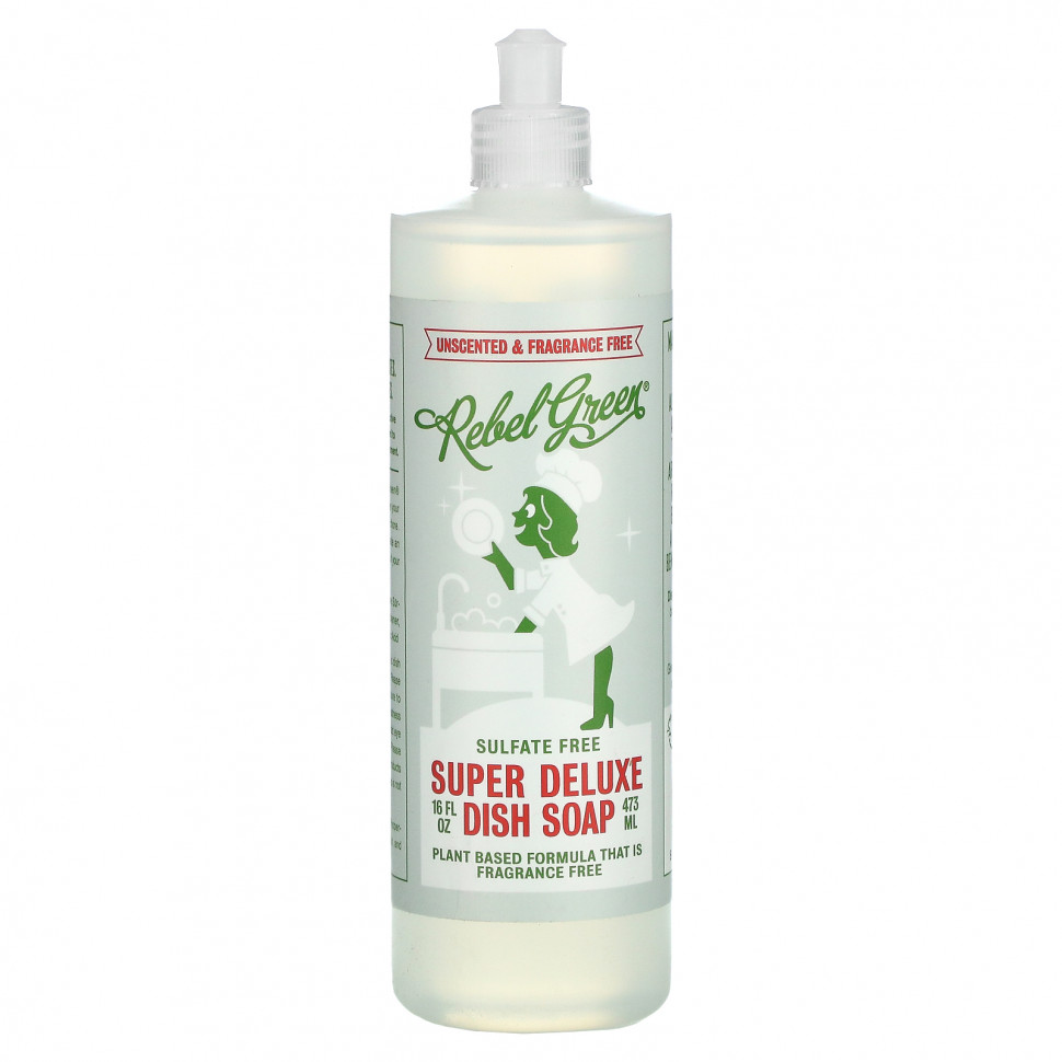  Rebel Green, Super Deluxe Dish Soap,  , 473  (16 . )  IHerb ()