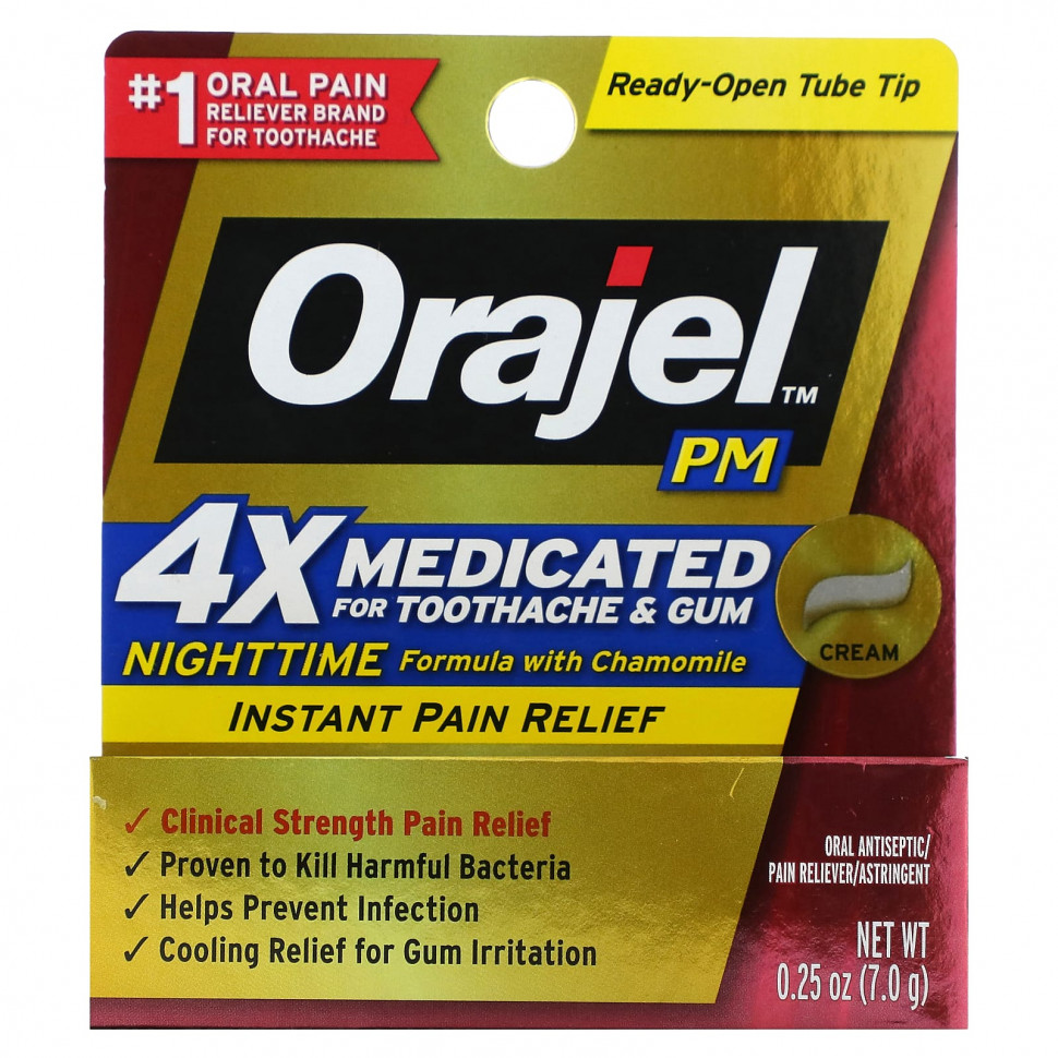   Orajel,       PM 4X, 7  (0,25 )   -     , -  