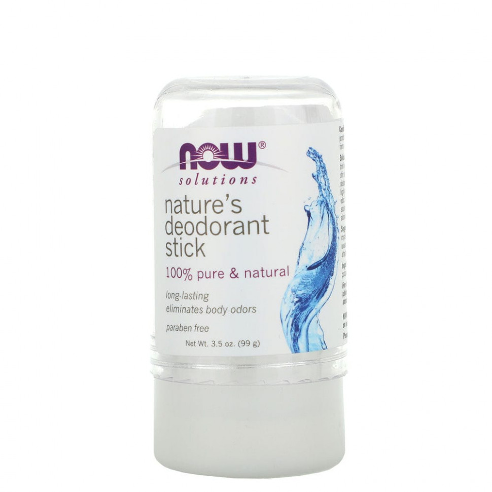   NOW Foods, Nature's Deodorant Stick, -, 99  (3,5 )   -     , -  