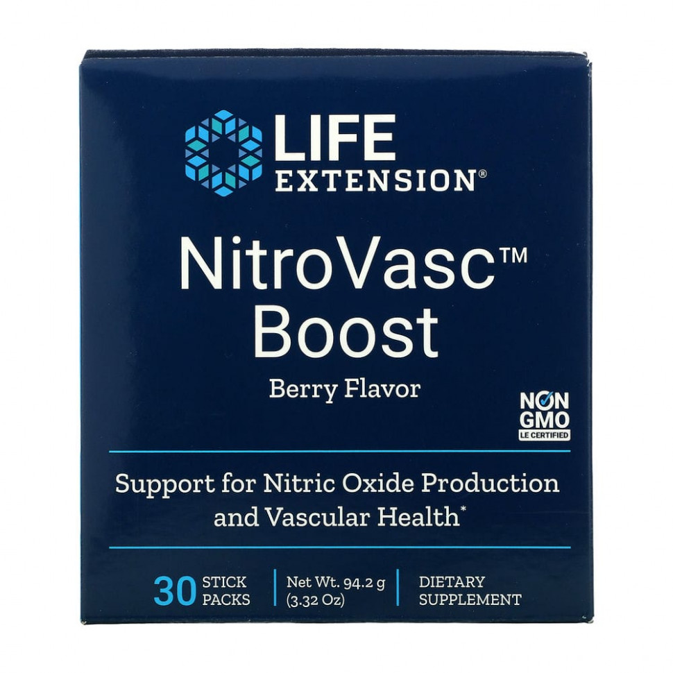  Life Extension, NitroVasc Boost,  , 30   IHerb ()