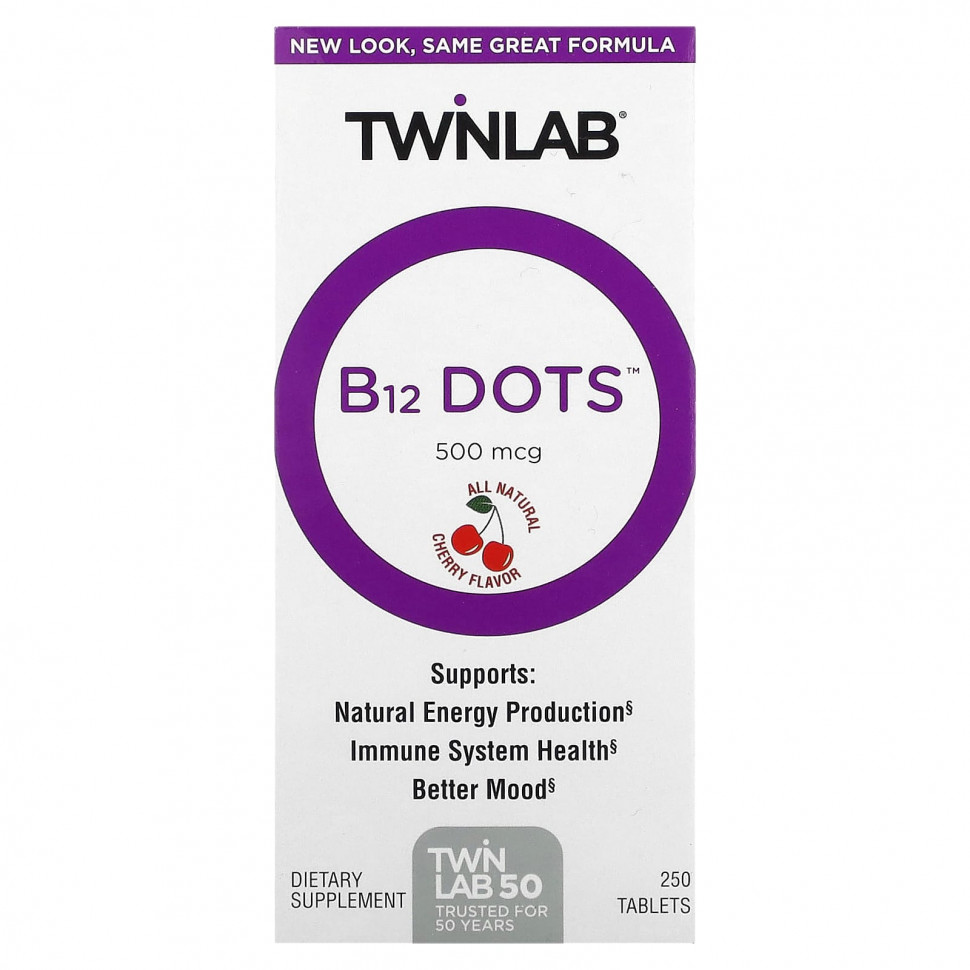   Twinlab, B-12 Dots, , 500 , 250    -     , -  