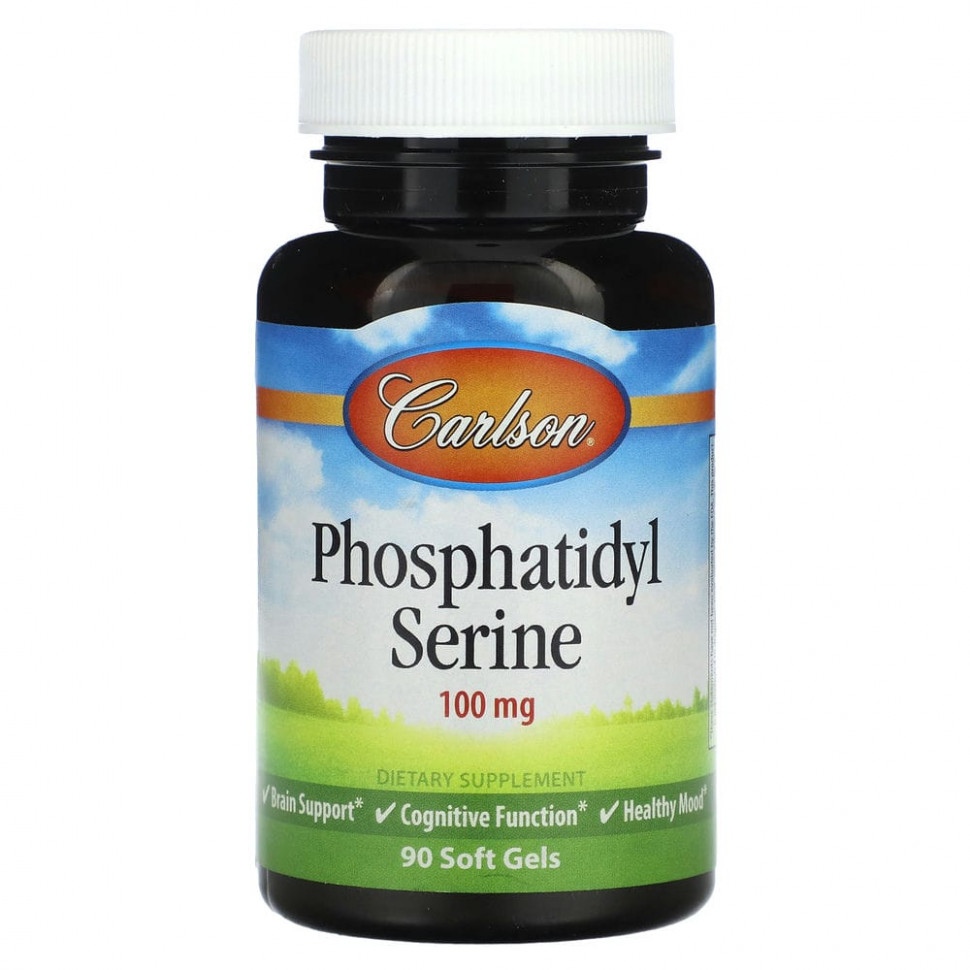   Carlson, Phosphatidyl Serine, 100 mg, 90 Soft Gels   -     , -,   