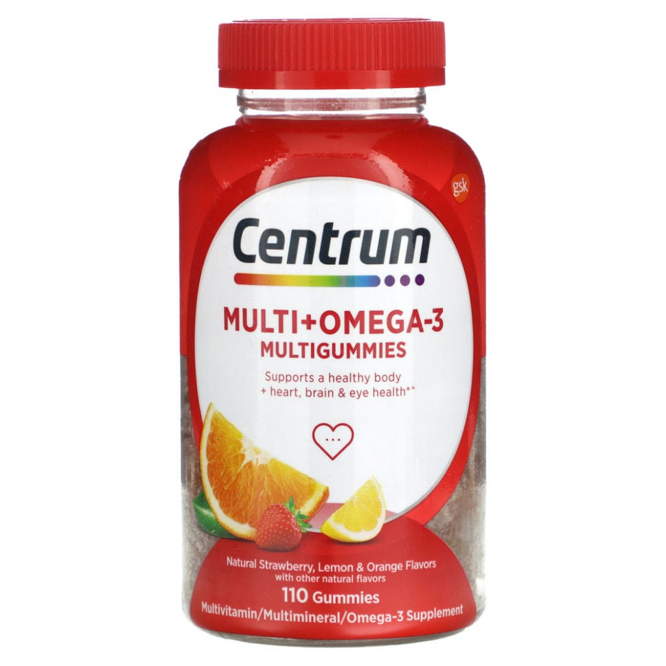   Centrum, Multigummies + Omega-3,  ,   , 110     -     , -,   