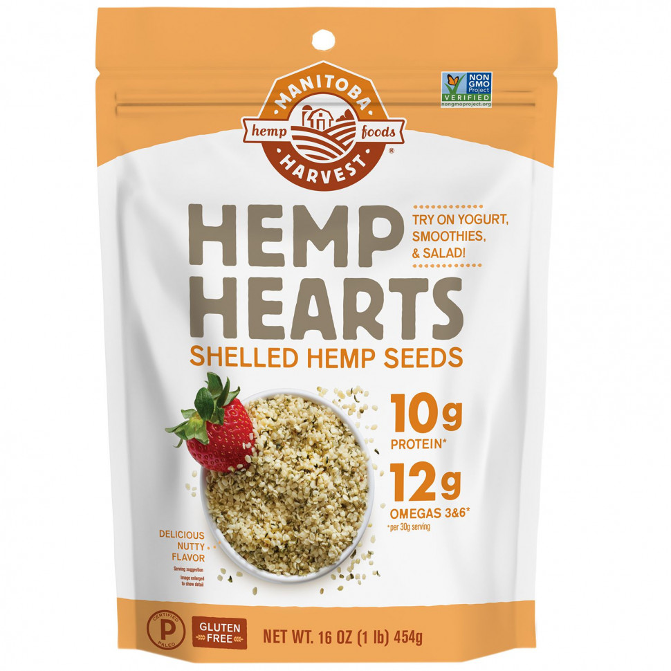   Manitoba Harvest, Hemp Hearts,   , 454  (1 )   -     , -  