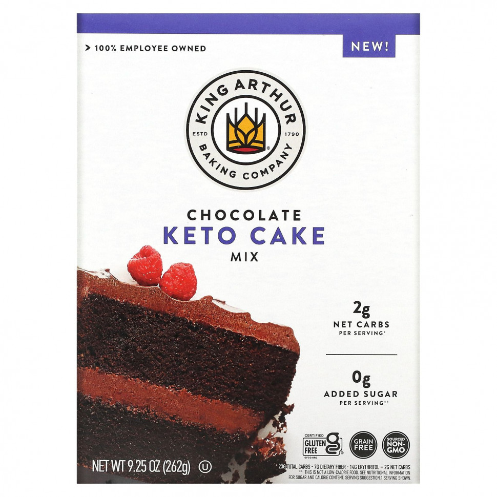   King Arthur Flour, Keto Cake Mix, , 262  (9,25 )   -     , -  