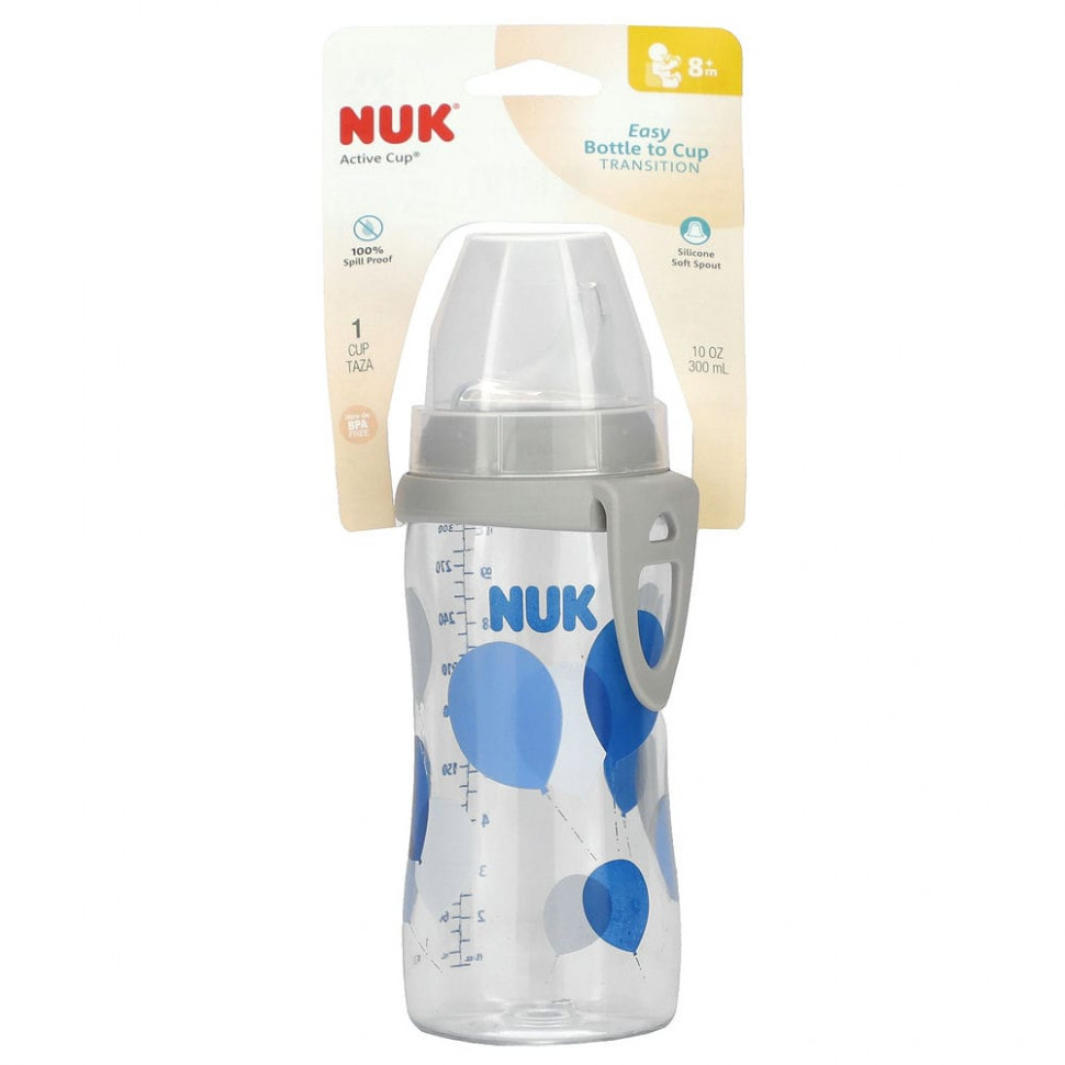   NUK, Active Cup,    8 ,    / , 300  (10 )   -     , -,   