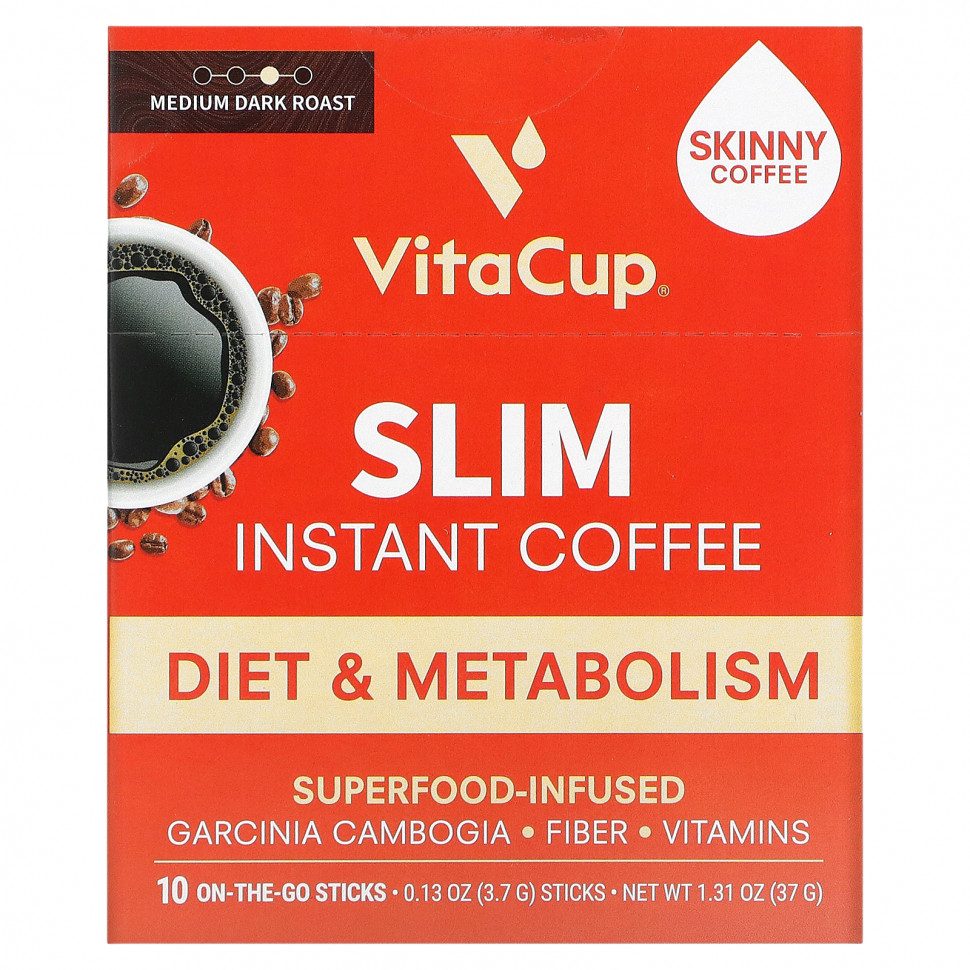  VitaCup,   Slim,   , 10   ,  3,7  (0,13 )   IHerb ()