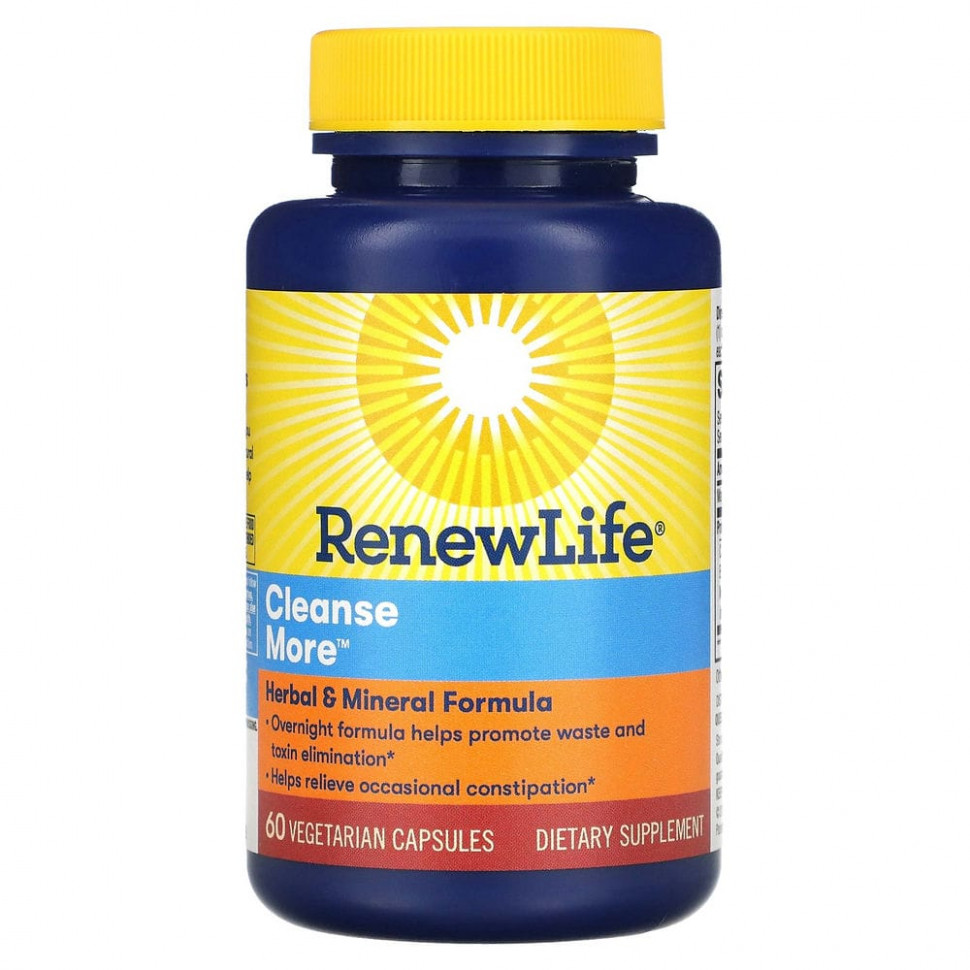   Renew Life, Cleanse More, 60     -     , -,   