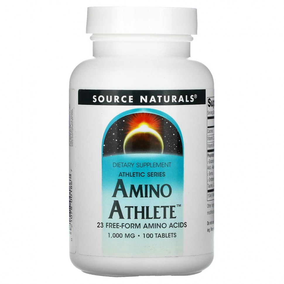   Source Naturals, Athletic Series, Amino Athlete,  , 1000 , 100    -     , -  