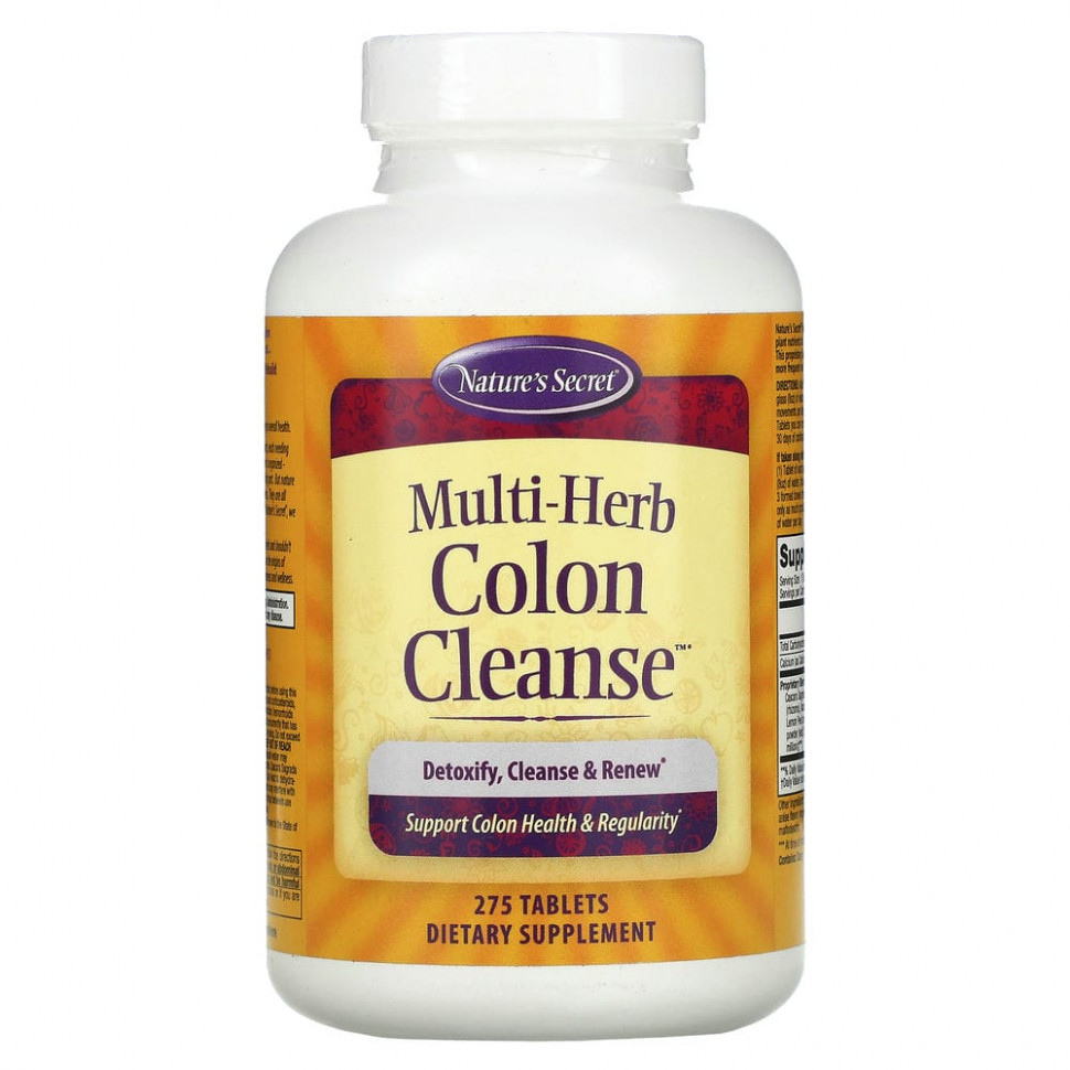   Nature's Secret, Multi-Herb Colon Cleanse, 275    -     , -,   