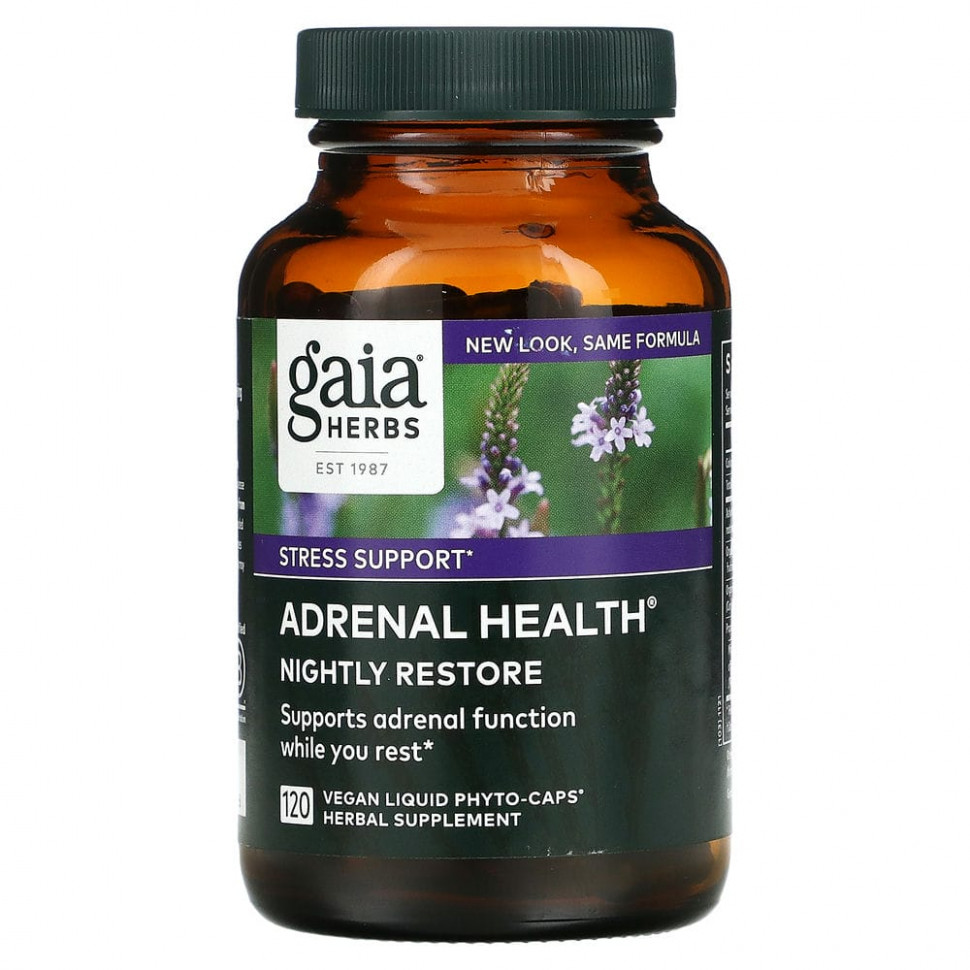   Gaia Herbs, Adrenal Health,   , 120    Phyto-Cap   -     , -,   