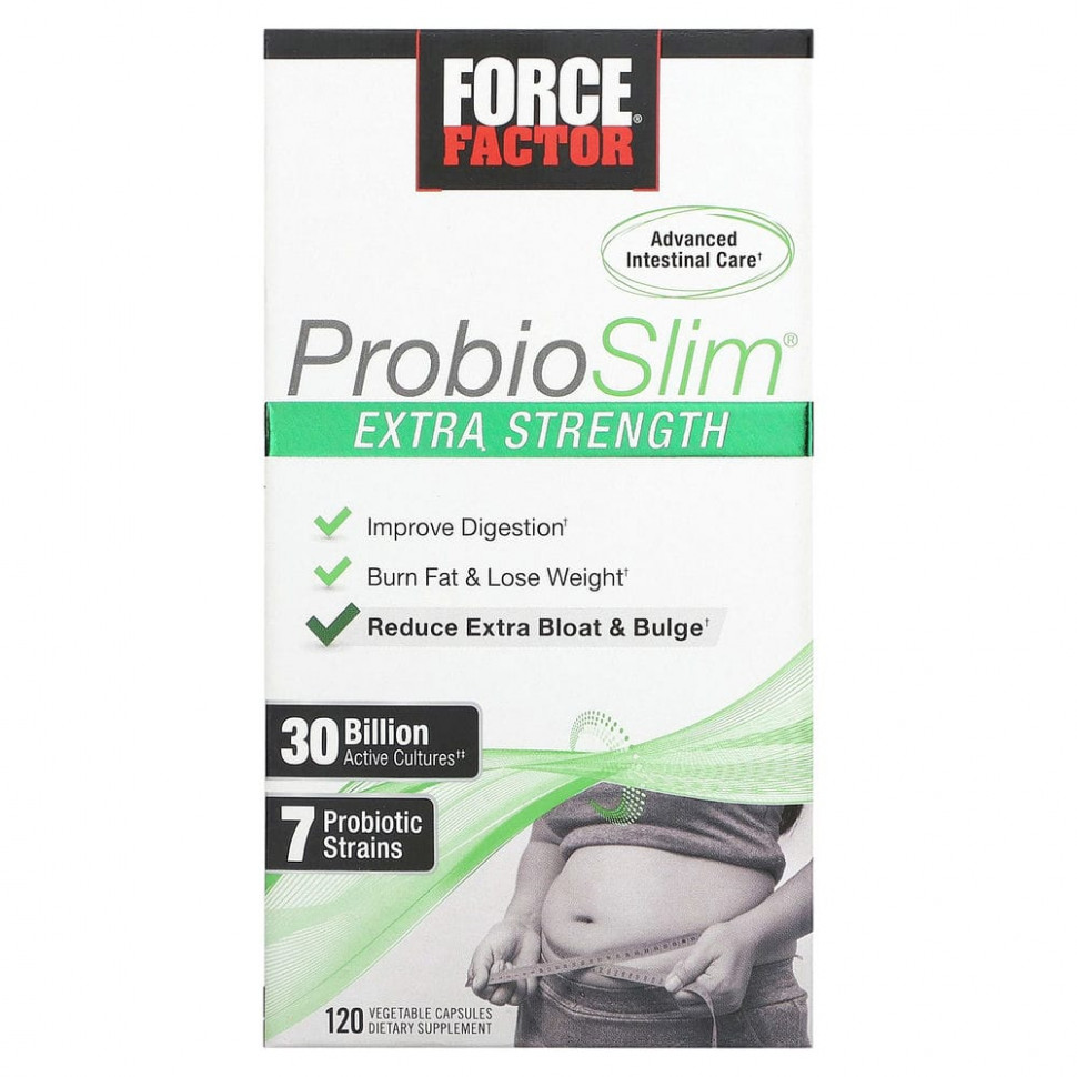   Force Factor, ProbioSlim,   , 30  , 120    -     , -  