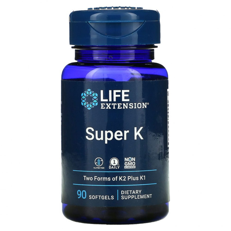   Life Extension,  Super K, 90      -     , -,   