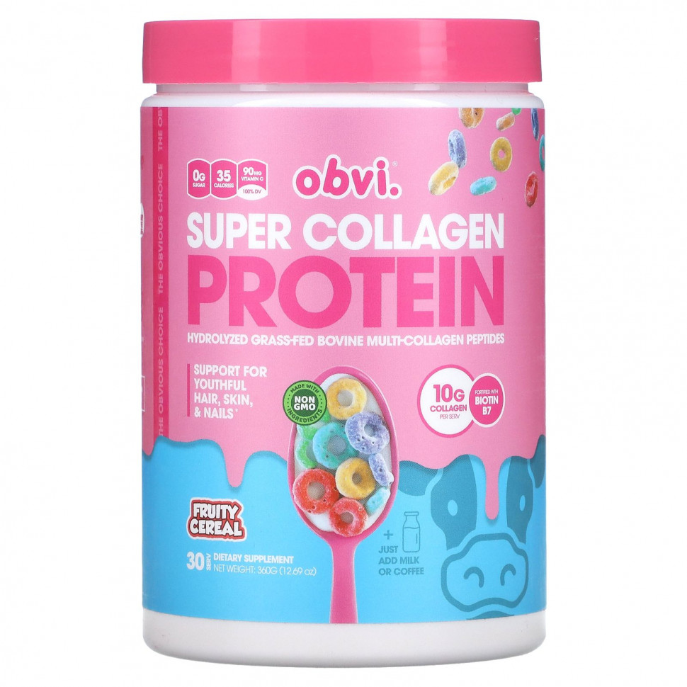   Obvi, Super Collagen Protein,  , 360  (12,69 )   -     , -  