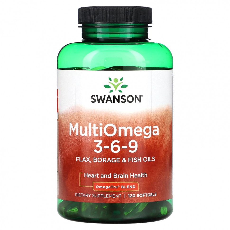   Swanson, MultiOmega 3-6-9`` 120     -     , -  