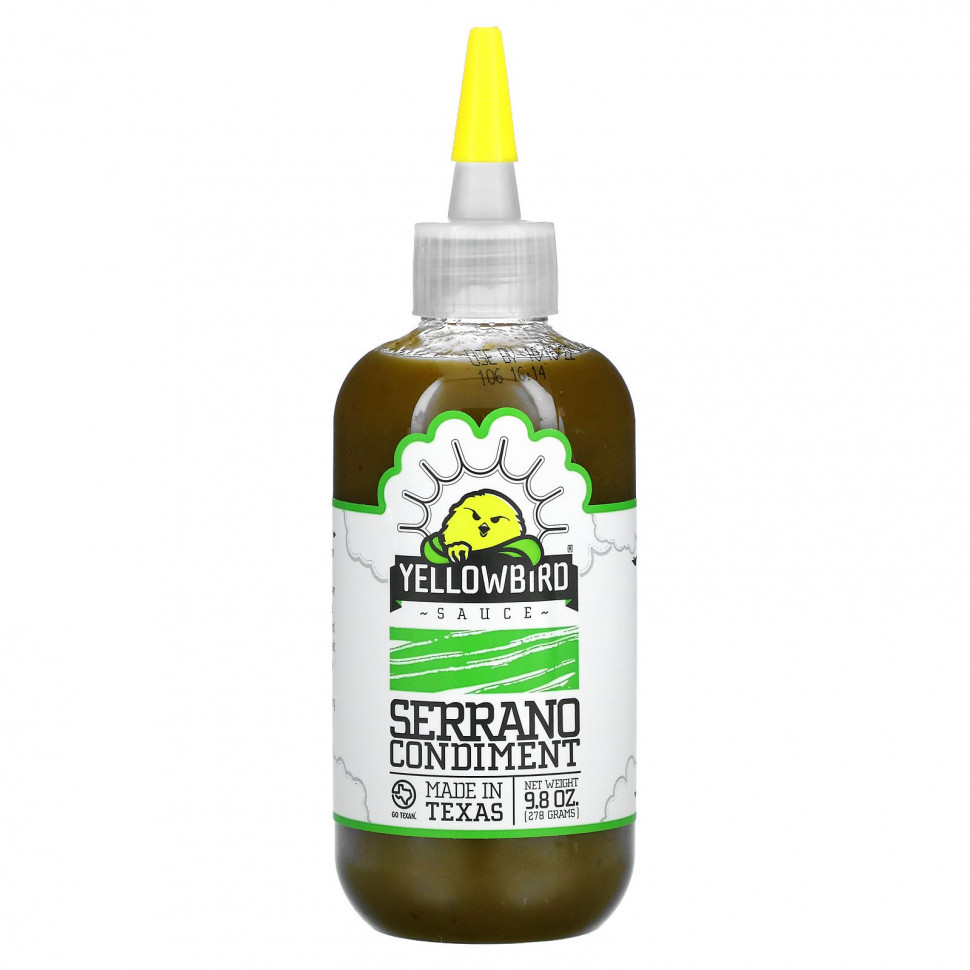   Yellowbird Sauce,  Serrano, 278  (9,8 )   -     , -,   