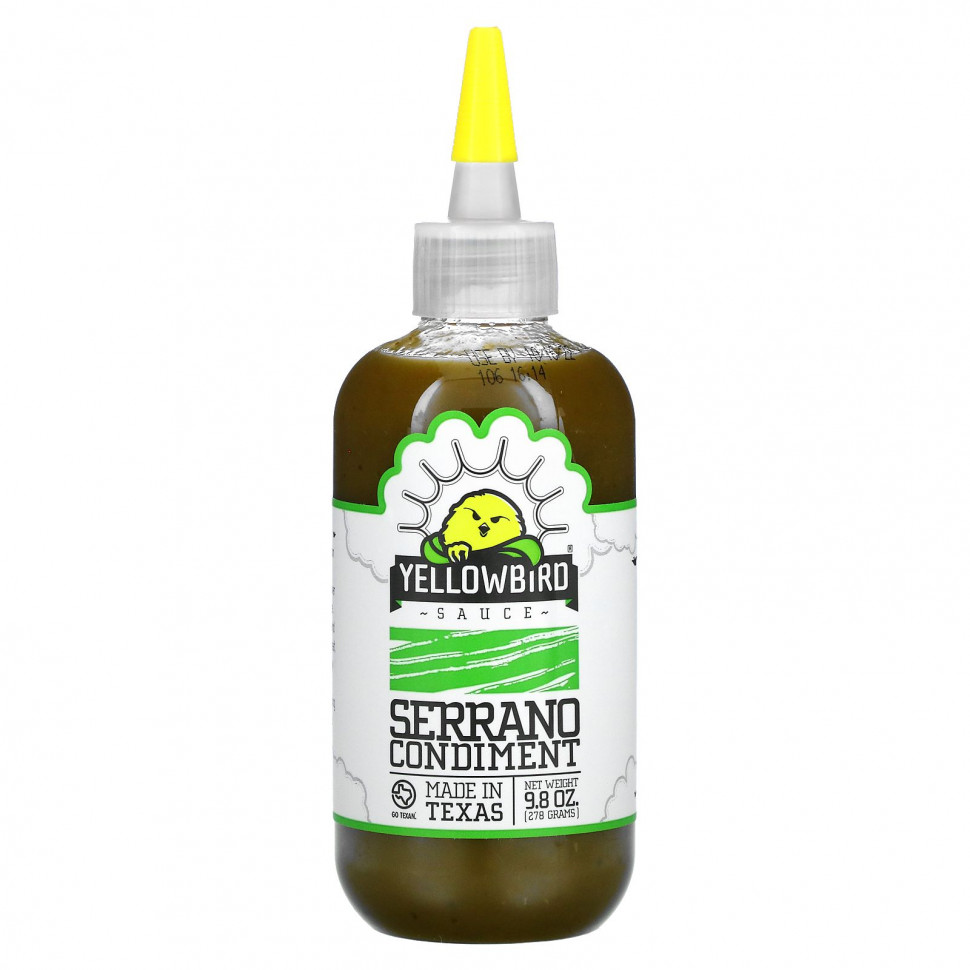   Yellowbird Sauce,  Serrano, 278  (9,8 )   -     , -  