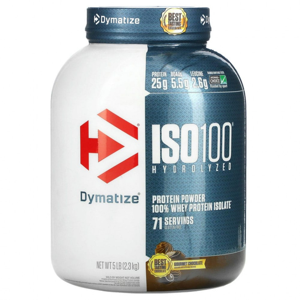   Dymatize Nutrition,  ISO 100 , 100% -   ,,  , 5  (2,3 )   -     , -  