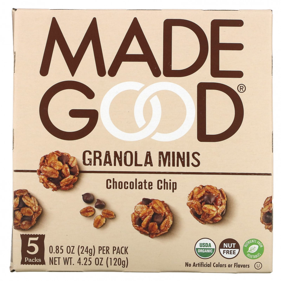   MadeGood, Granola Minis,  , 5   24  (0,85 )   -     , -,   