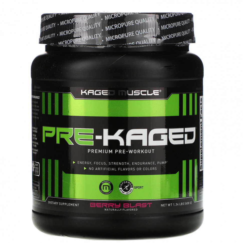   Kaged Muscle, PRE-KAGED,    ,   , 608  (1,34 )   -     , -  