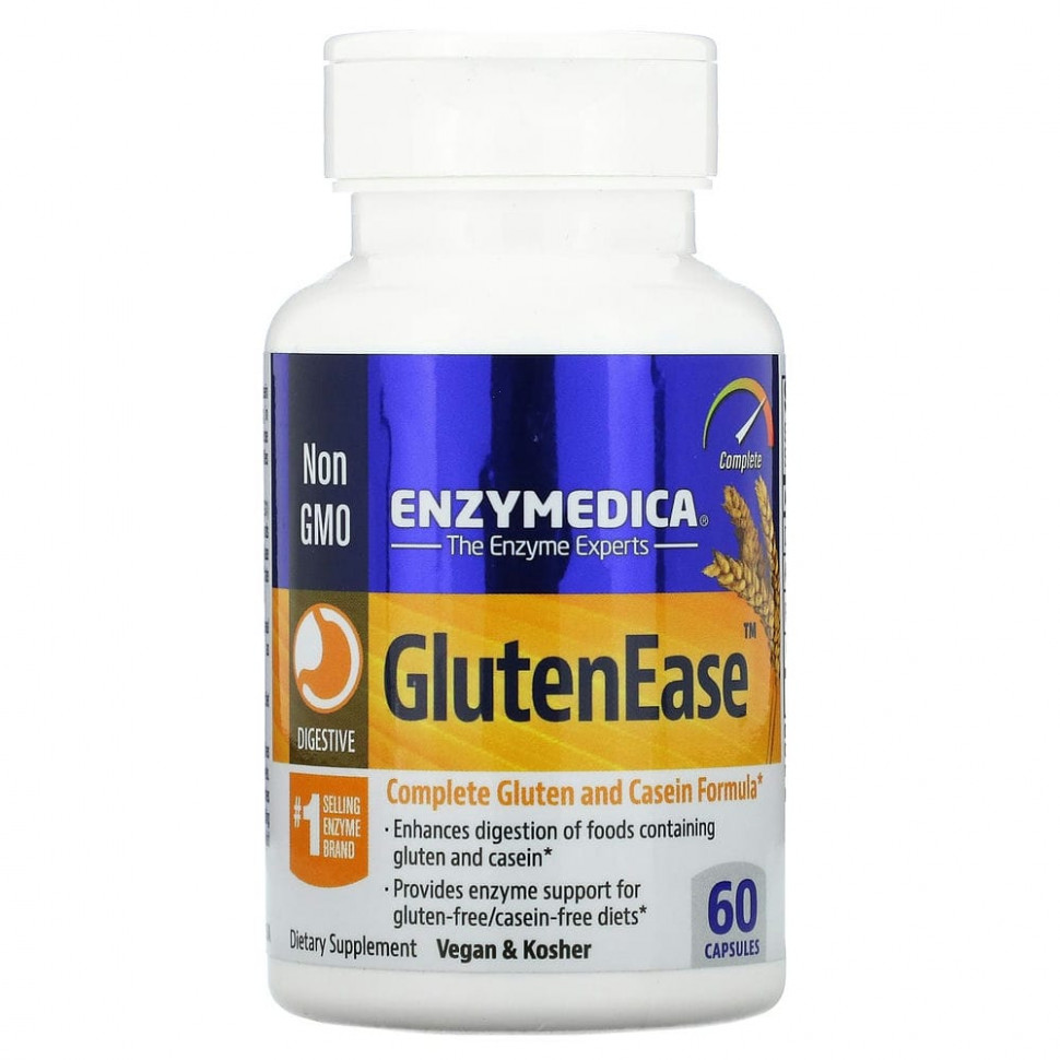   Enzymedica, GlutenEase, 60    -     , -  