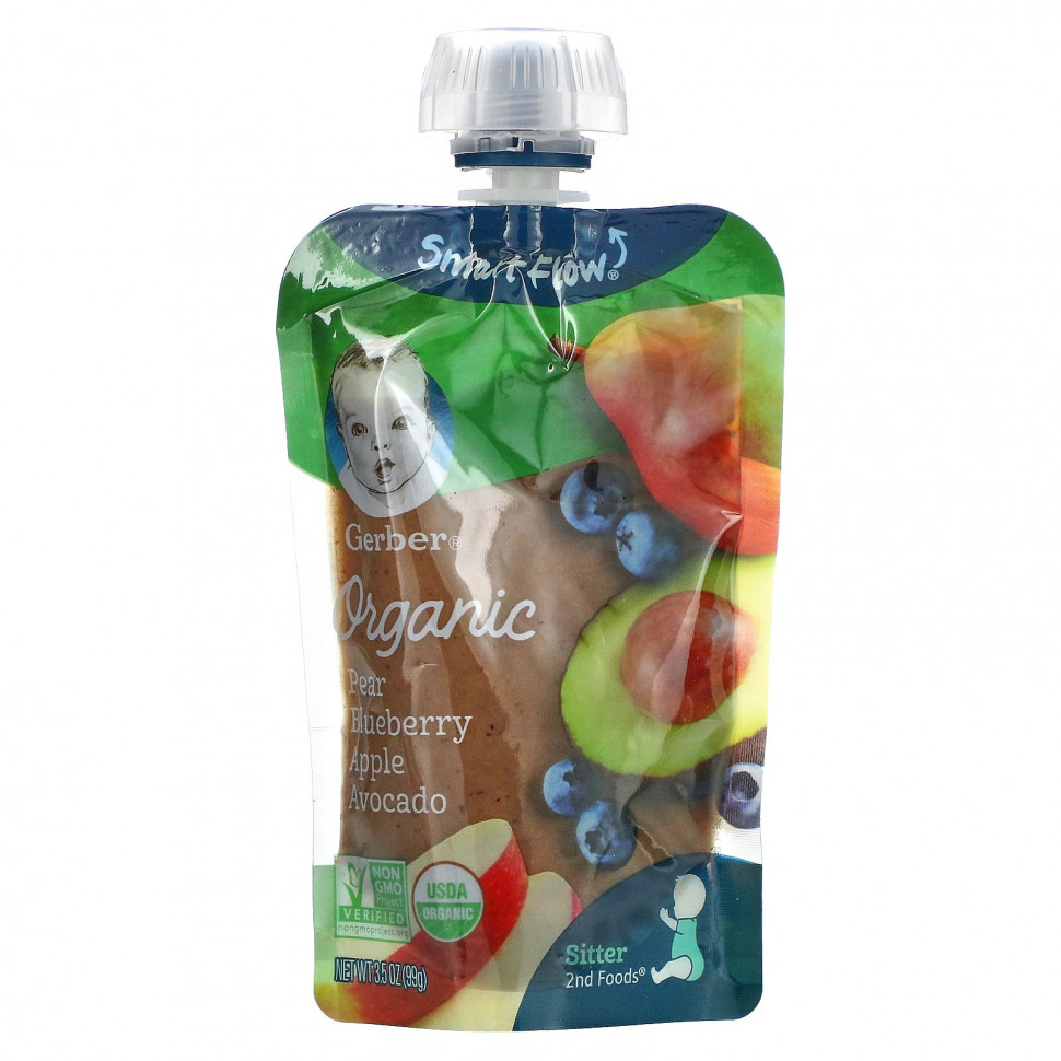   Gerber, Smart Flow, Organic, , ,   , 99  (3,5 )   -     , -  