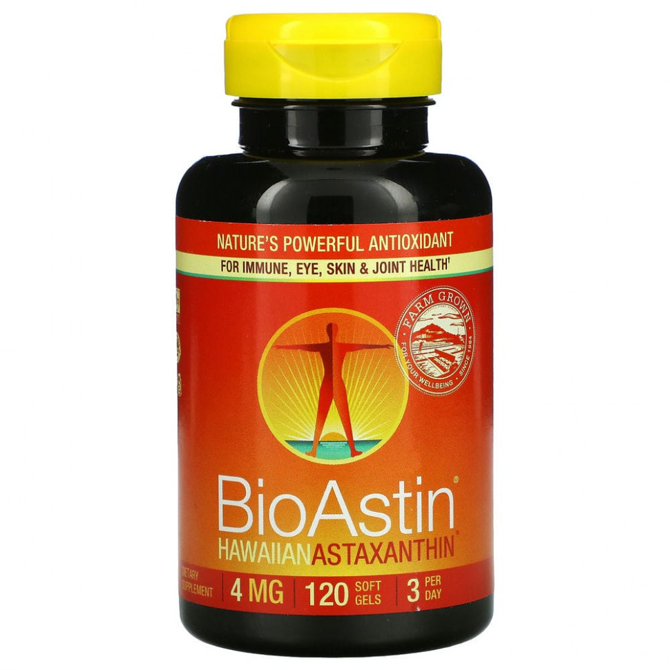   Nutrex Hawaii, BioAstin,  , 4 , 120     -     , -  