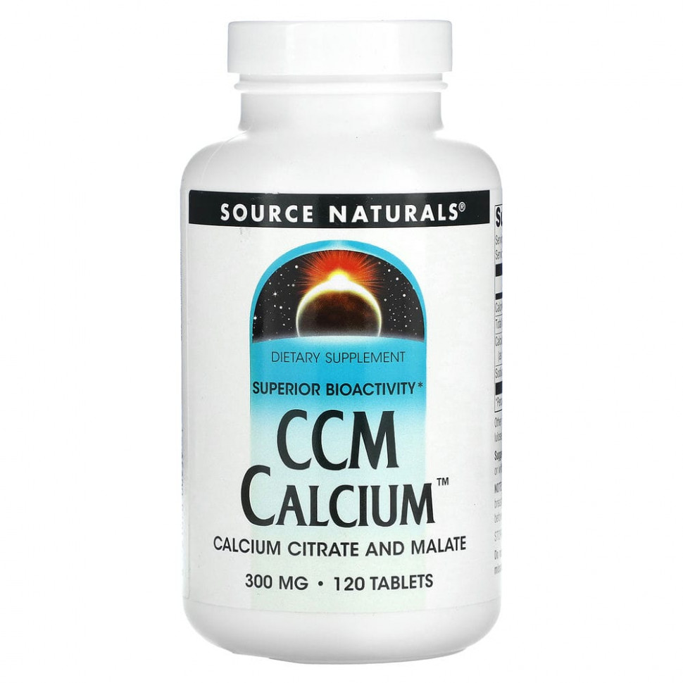   Source Naturals, CCM , 300 , 120    -     , -  