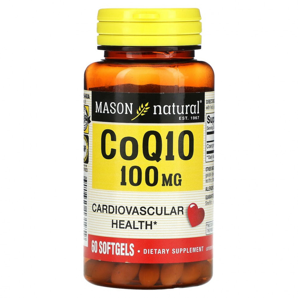  Mason Natural, Co Q10, 100 , 60    IHerb ()