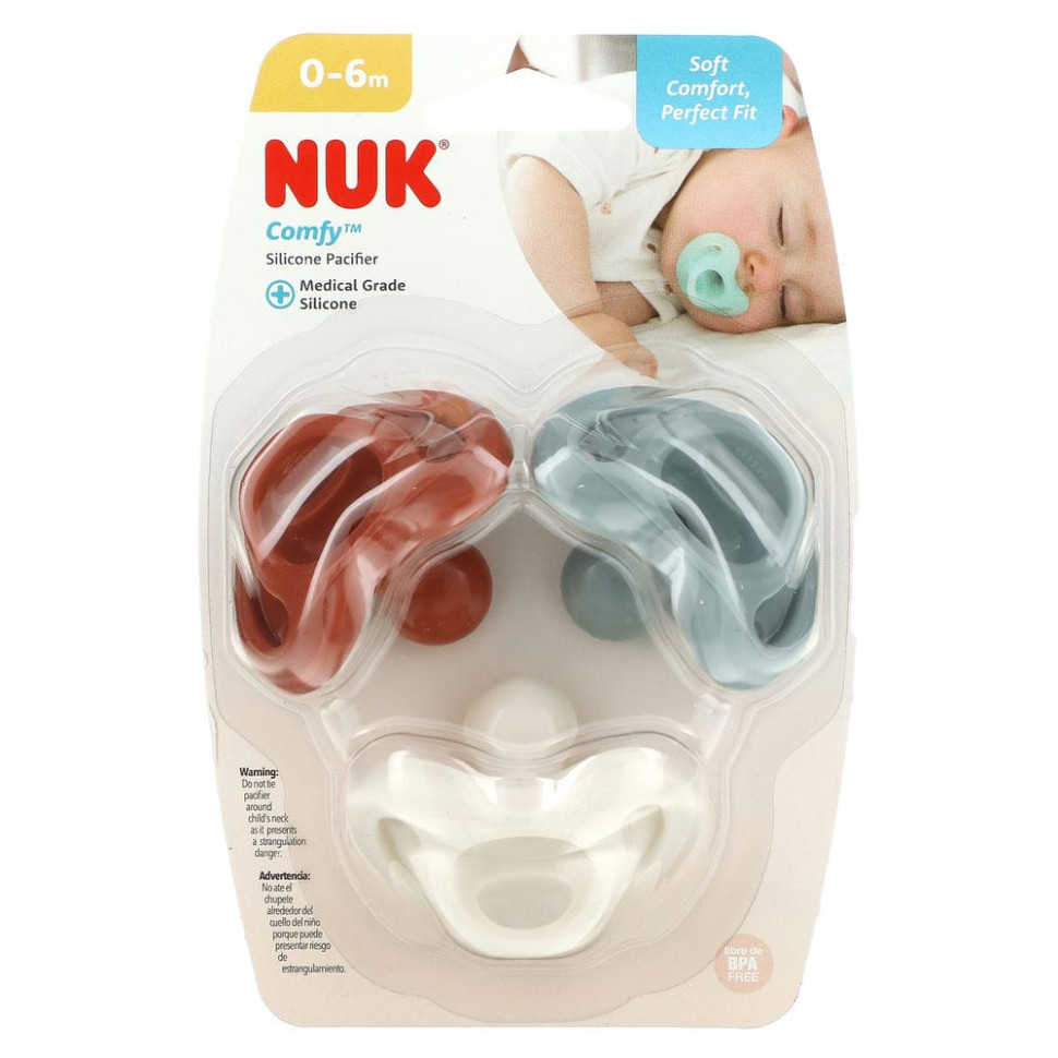   NUK, Comfy,  ,   06 ,  , 3 .     -     , -  