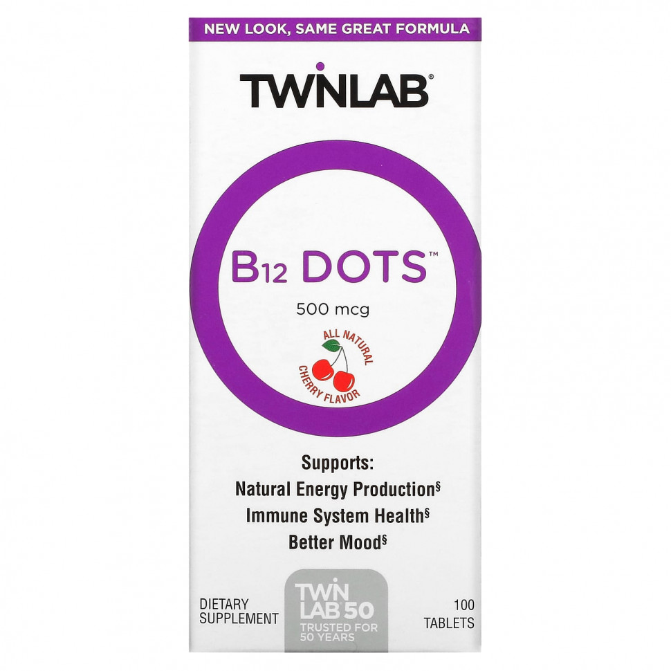   Twinlab, B12 Dots, , 500 , 100    -     , -  