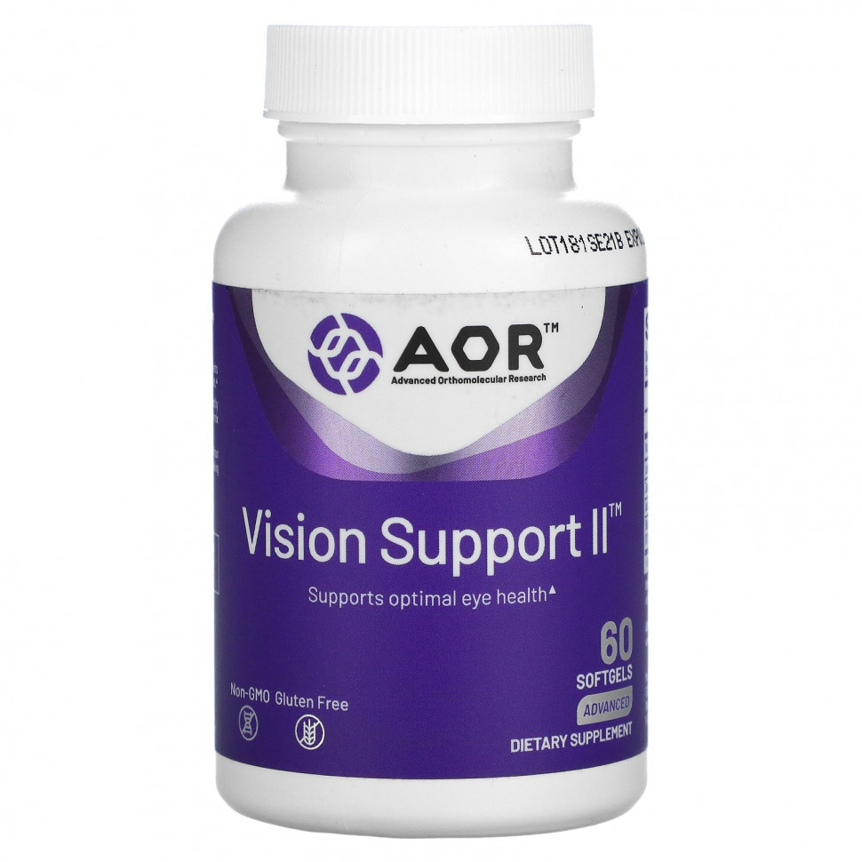  Advanced Orthomolecular Research AOR, Vision Support II, 60    IHerb ()