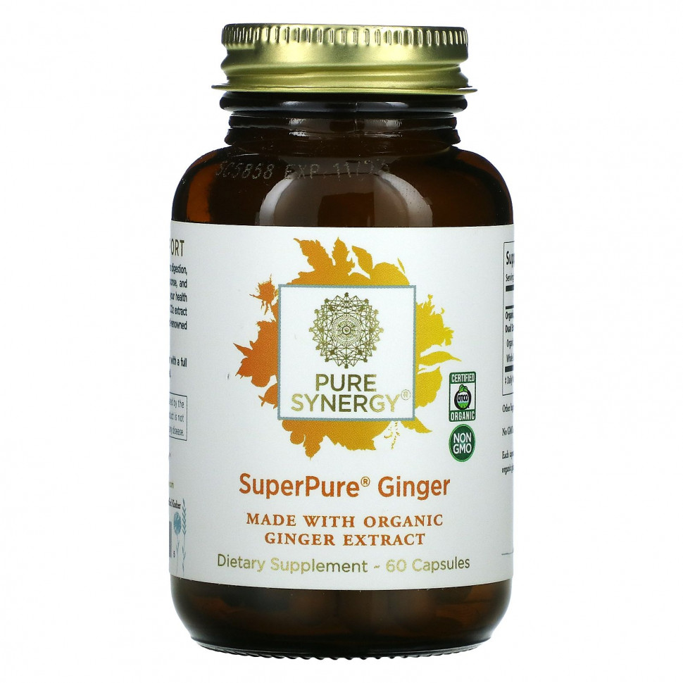  Pure Synergy, SuperPure Ginger, 60   IHerb ()
