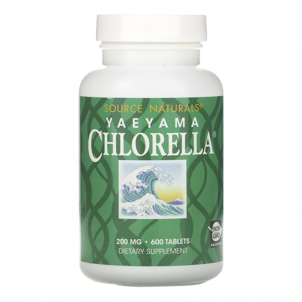   Source Naturals, Yaeyama Chlorella, 200 , 600    -     , -  